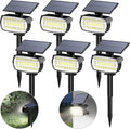 Fabrito Large Solar Spot Lights Outdoor 6 Pack, 1000 Lumens High Brightness by Fabrito