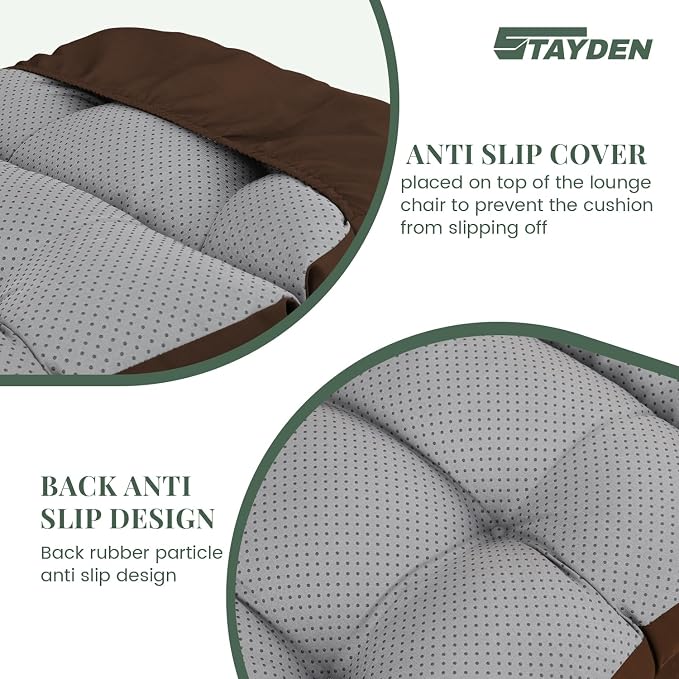 Outdoor Lounge Chair Cushions, Chaise Lounge Chair Cushions Replacement - Image 5