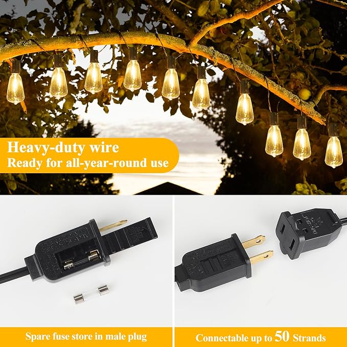 Brightever 30FT LED Outdoor String Light - Image 5