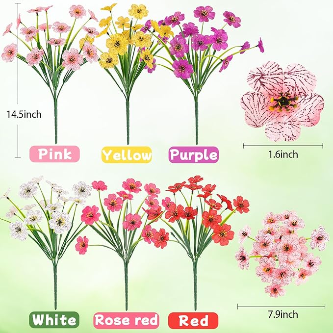 MACTING Artificial Spring Flowers - Image 4