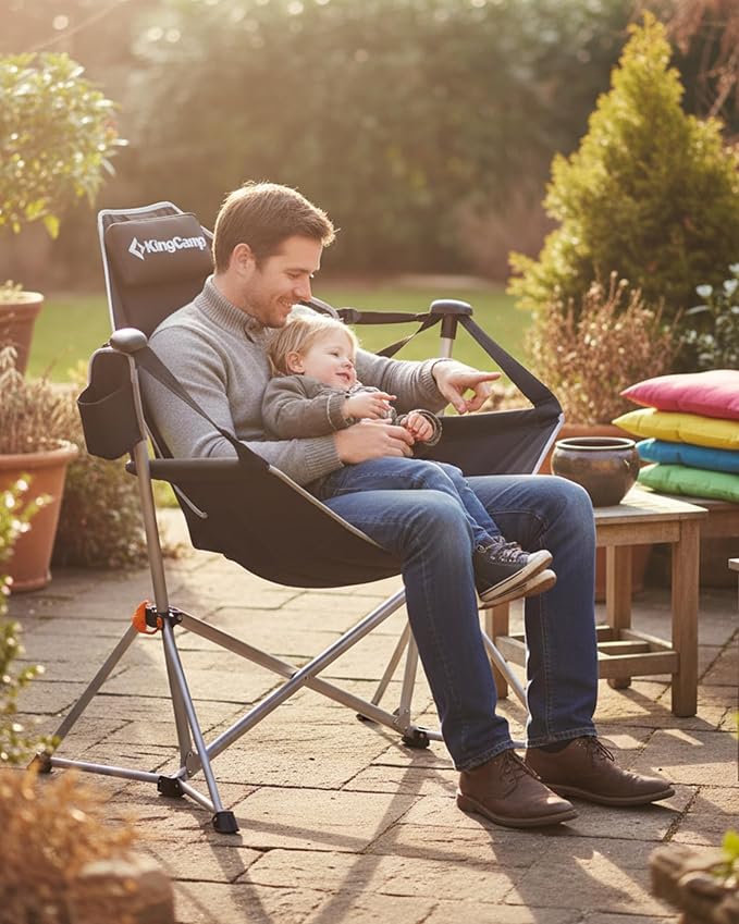 KingCamp Hammock Camping Chair, Swinging Portable Folding Camp Chairs - Image 2