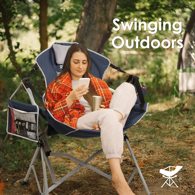Oversized Hammock Camping Chairs, Folding Swing Chair - Image 8