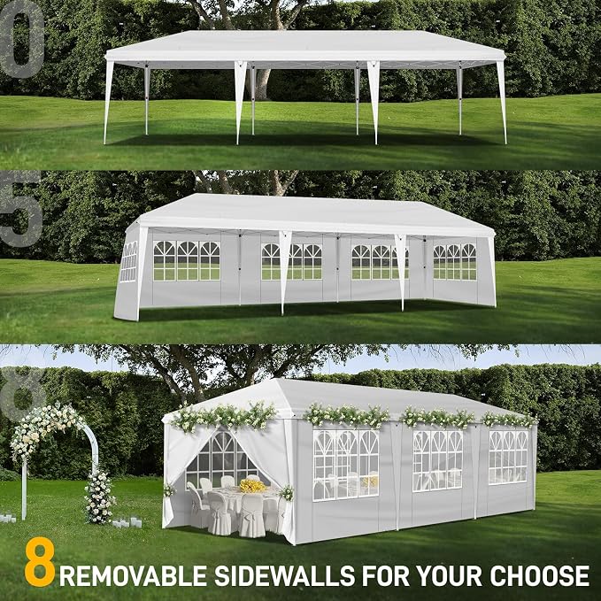 Outvita 10x30ft Ez Pop Up Canopy, Portable Instant Canopy Tent - Image 7