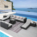 NICESOUL 11-Piece Patio Furniture by NICESOUL