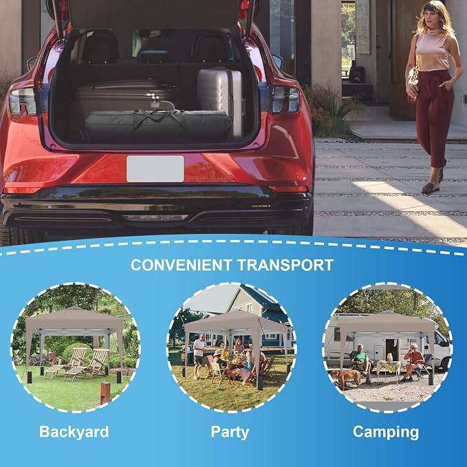 SANWAY 10x10 Pop Up Canopy Tent - Image 3