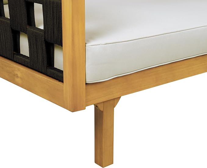 Christopher Knight Home Rosie Acacia Wood Outdoor Daybed Sofa - Image 13