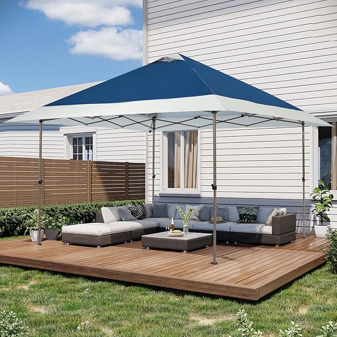OUTDOOR LIVING SUNTIME 13x13 Instant Easy Pop Up Canopy, Portable Commercial - Image 8