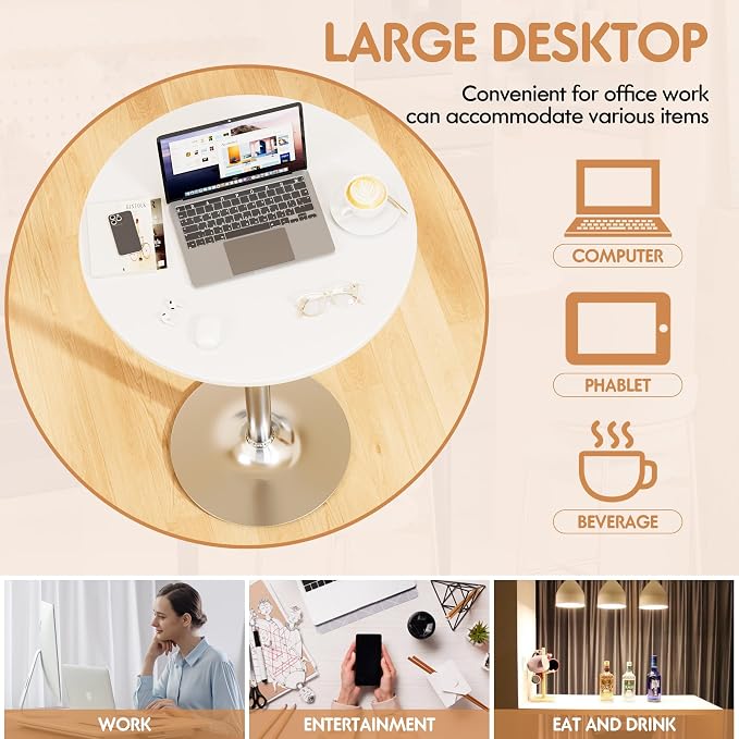 Shahoo Round Bar Table, Cocktail Table - Image 5