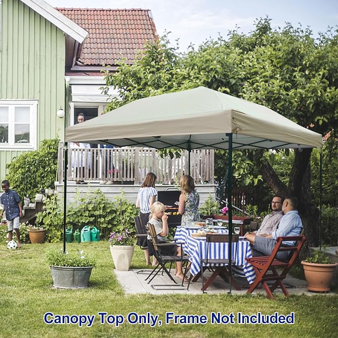 Joramoy 10×10 Canopy Replacement Top Only, Waterproof Pop Up Canopy Tent Top - Image 7