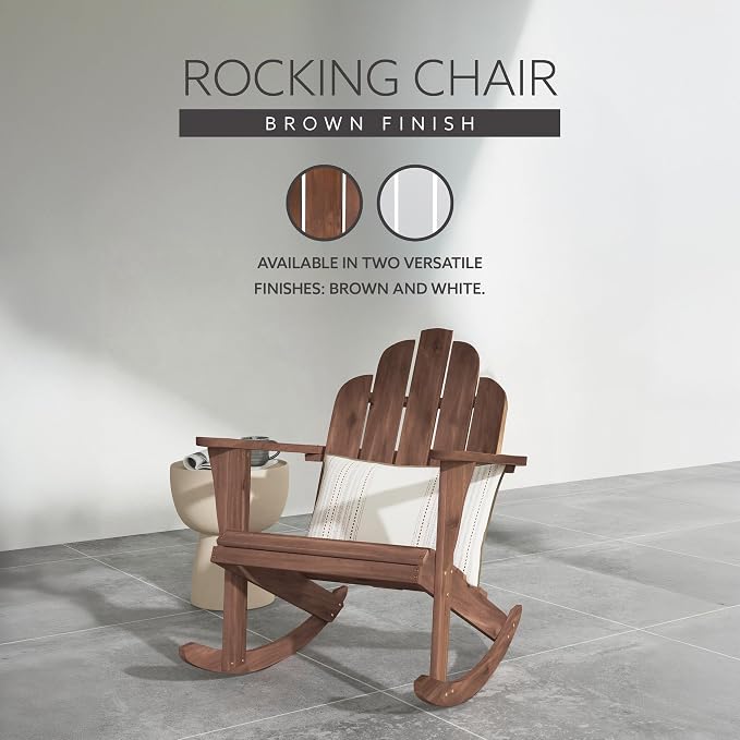 Linon Woodstock Rocking Chair - Image 9