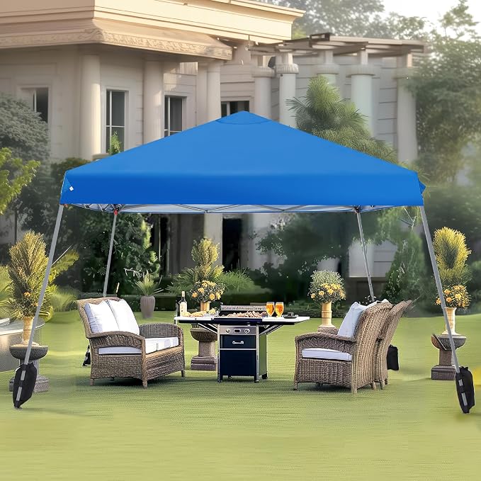 PHI VILLA 12x12 Slant Leg UV Block Sun Shade Canopy - Image 2