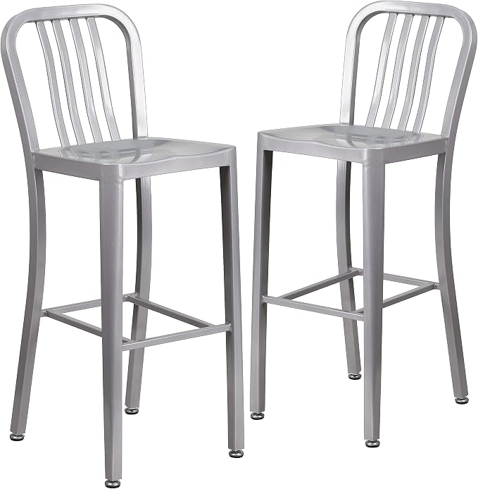 Flash Furniture Gael 30" Commercial Metal Barstools by FlashFurniture
