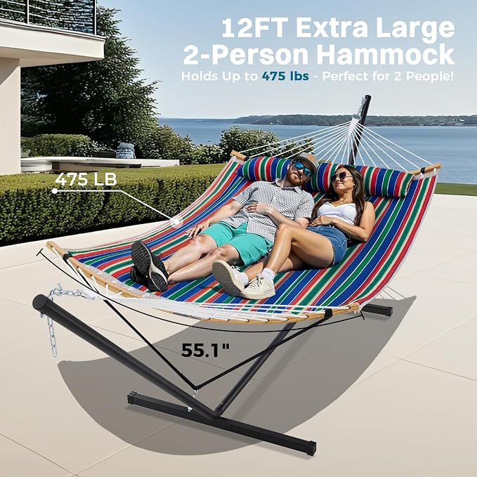 SUPERJARE Curved-Bar Hammock - Image 3