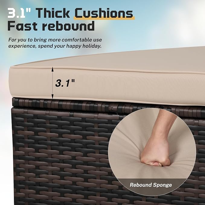 Incbruce Patio Round Daybed - Image 2