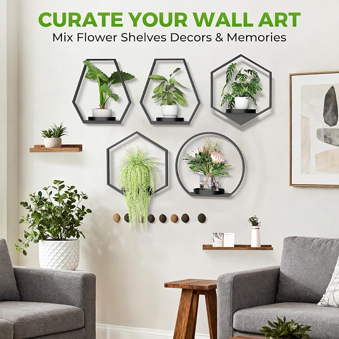 Wall Planters for Indoor Plants, Plant Frames Wall Decor Living Room Plant - Image 2