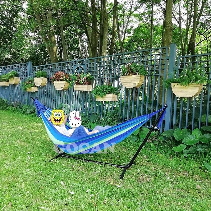 Brazilian Double Hammock 2 Person Extra Large 220x160cm Total Length 330cm Load - Image 7