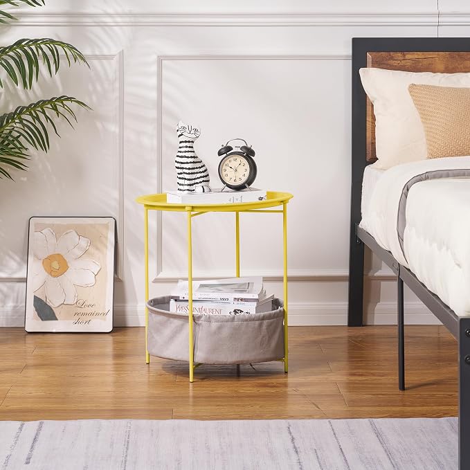 VECELO Round Side/End Table - Image 5