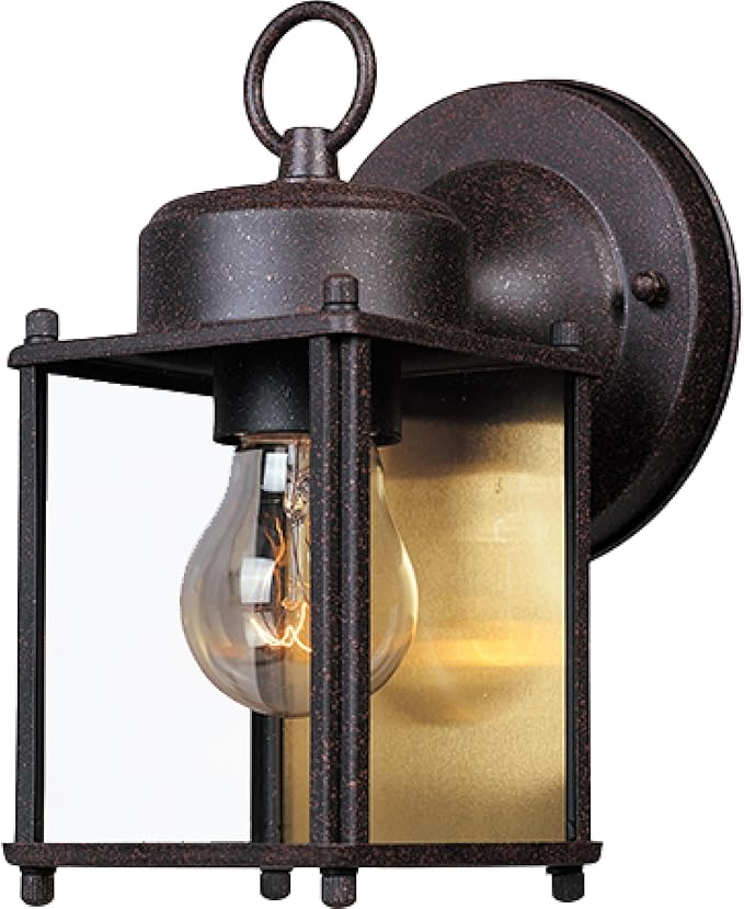 Designers Fountain 1161-RP Porch Outdoor Wall Lantern Sconce, 8in H, Rust Patina by DesignersFountainLighting%7CSince1984