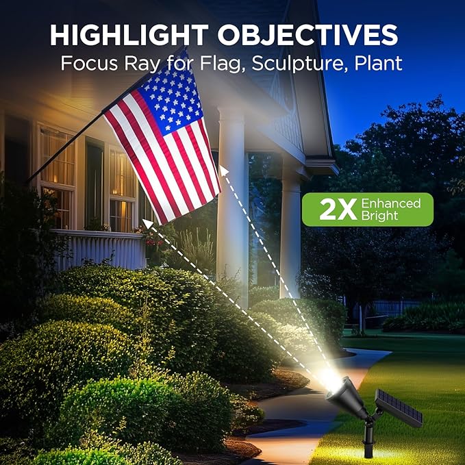 InnoGear Solar Lights Outdoor Waterproof Solar Garden Light - Image 3