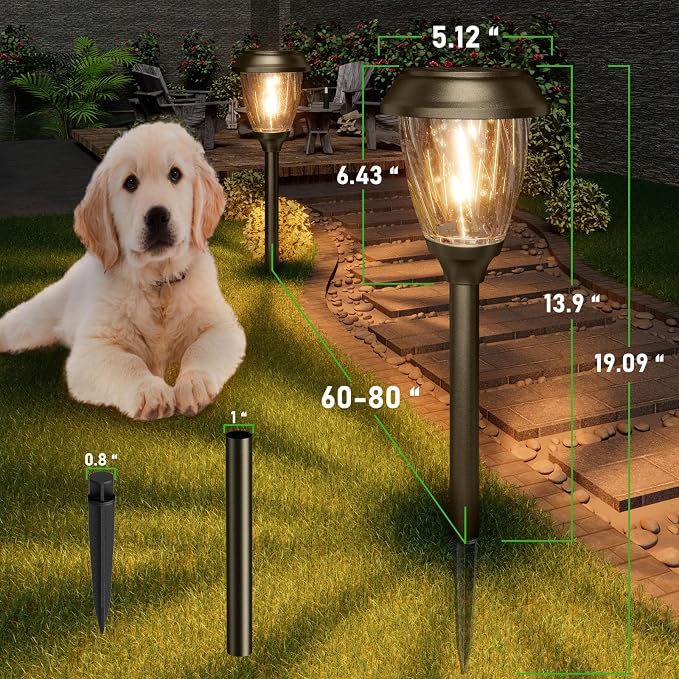 XMCOSY+ Solar Pathway Lights - Image 6