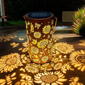 Birthday Gifts for Women Mom Grandma, Sunflower Solar Lanterns Outdoor by ANYTALK