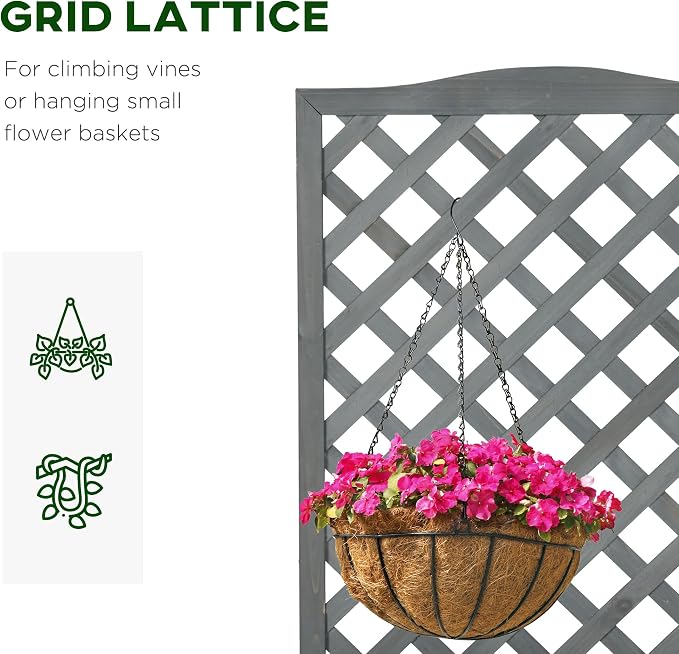 Outsunny Wooden Raised Garden Bed - Image 4