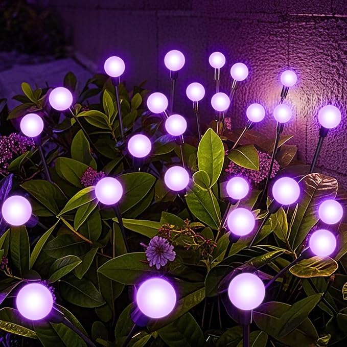 Solar Garden Lights Outdoor, Waterproof Solar Powered Lights by NBQQ
