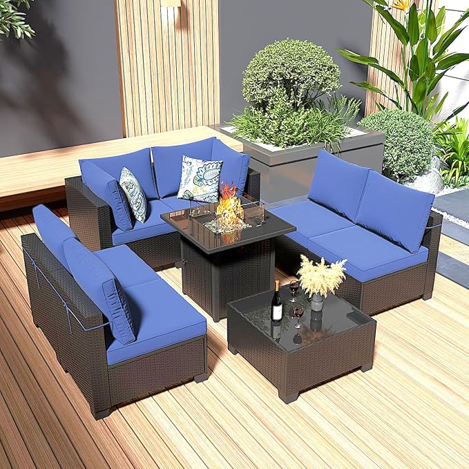 8 Piece Patio Furniture Set by Ophelian