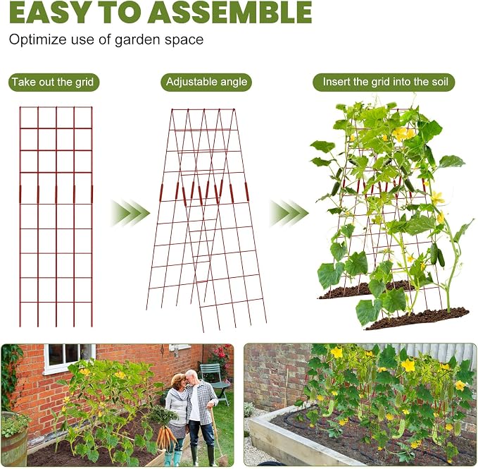 Cucumber Trellis 2 Pack, Twist Ties - Image 5