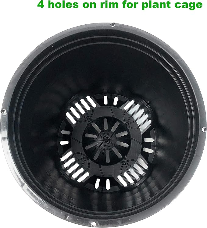 Wholesale Nursery Pot in Bulk 30-Pack 3 Gallon 9.5 Inch Black Plastic Planters - Image 5