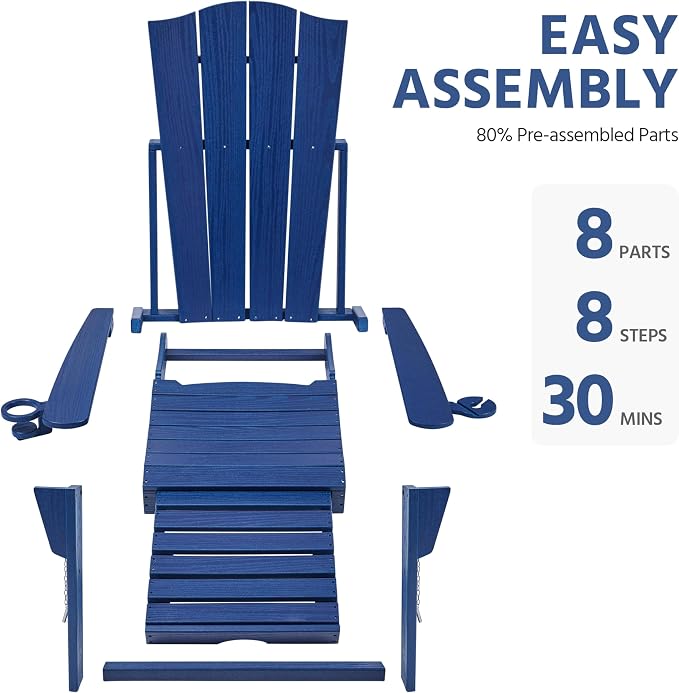 Yaheetech Adirondack Chair - Image 7