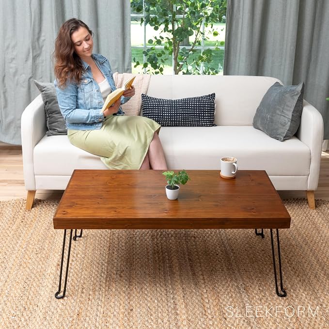 Sleekform Folding Wooden Coffee Table - Image 2