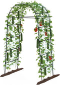 Garden Arch Trellis for Climbing Plants, 82 Inch Tall Grape Trellies for Outdoor by Aohanoi
