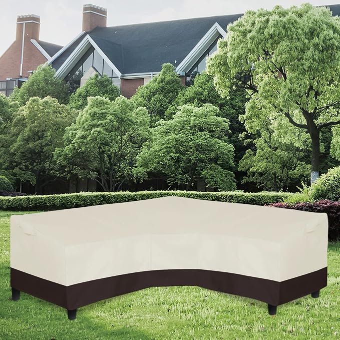 Easy-Going Patio V-Shaped Sectional Sofa Cover, Waterproof Outdoor Sectional - Image 2