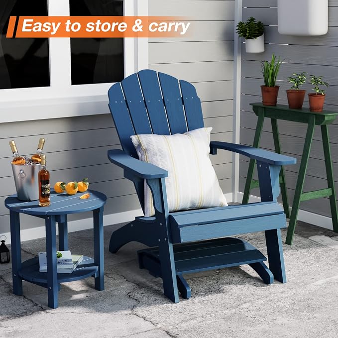 YEFU Adirondack Ottoman Set of 2, Patio Foot Rest, Adirondack Foot Rest - Image 8