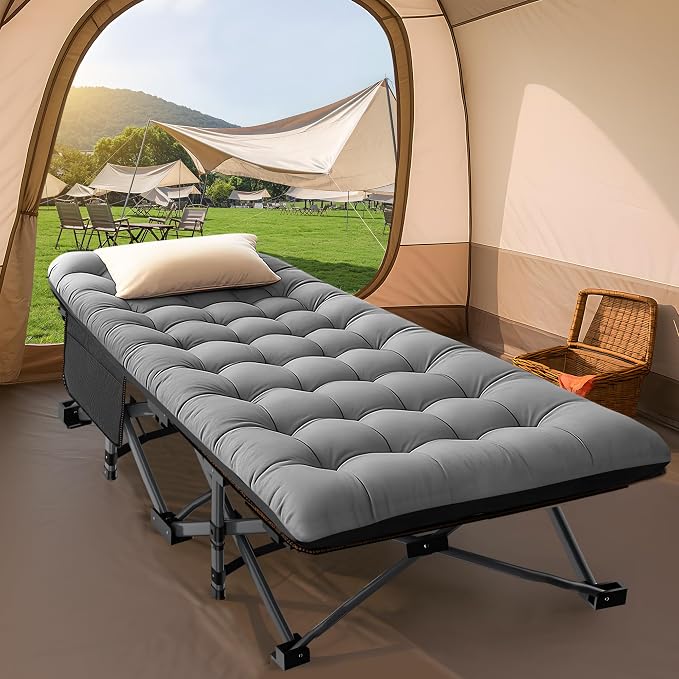 ABORON 2PK XXL Camping Cot for Adults 900LBS - Image 7