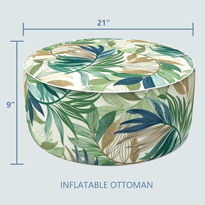 LVTXIII Inflatable Stool Ottoman Footrest - Image 3