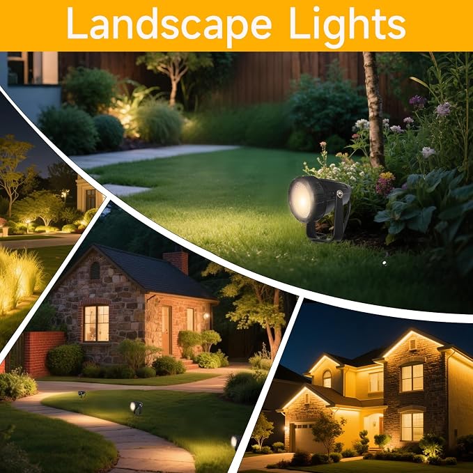 Low Voltage Safety Landscape Lights Outdoor: 7W 840LM LED Landscape Lighting - Image 4
