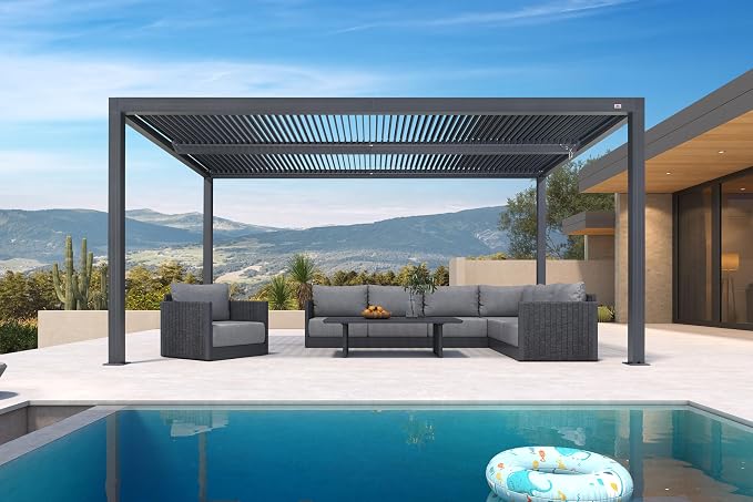 PURPLE LEAF Patio Furniture Set 8 Pieces Patio Seating Sofas Aluminum Furniture - Image 2