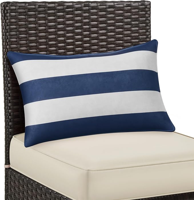 Yaheetech Set of 6 Patio Bar Stools, Outdoor PE Rattan Bar Height Chairs - Image 8