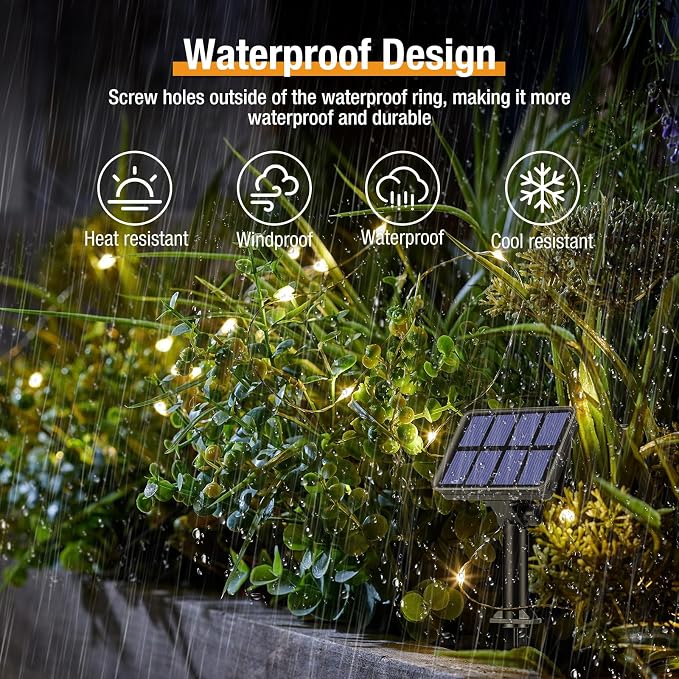 btfarm Solar String Lights for Outside - Image 2
