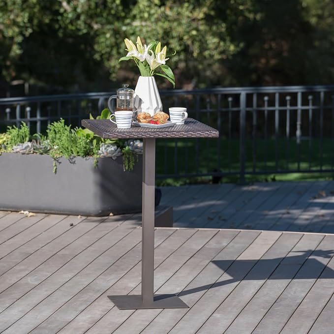 Rattan Square Bar Table - Image 5