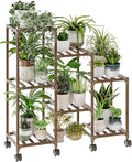 Bamworld Plant Stand with Wheels by Bamworld