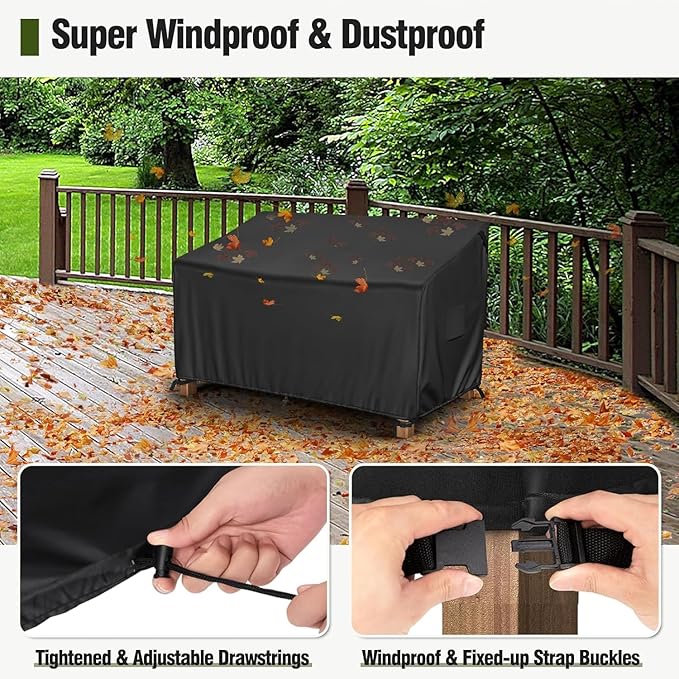 MR.COVER 4-Seater Outdoor Couch Cover Waterproof, Patio Furniture Cover - Image 6