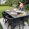 PURPLE LEAF 5 Pieces Outdoor Dining Set by PURPLELEAF