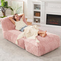 Hobestluk Big Bean Bag Lounger Chairs Large Beanbag Chair by YourHomeDeservesMore