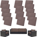 Outdoor Cushion Covers Set, Replacement by SUKAIKEQA
