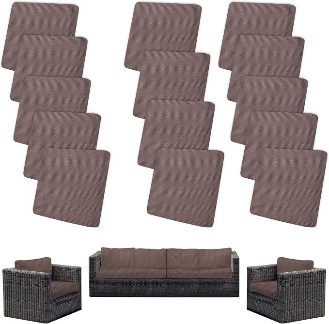 Outdoor Cushion Covers Set, Replacement by SUKAIKEQA