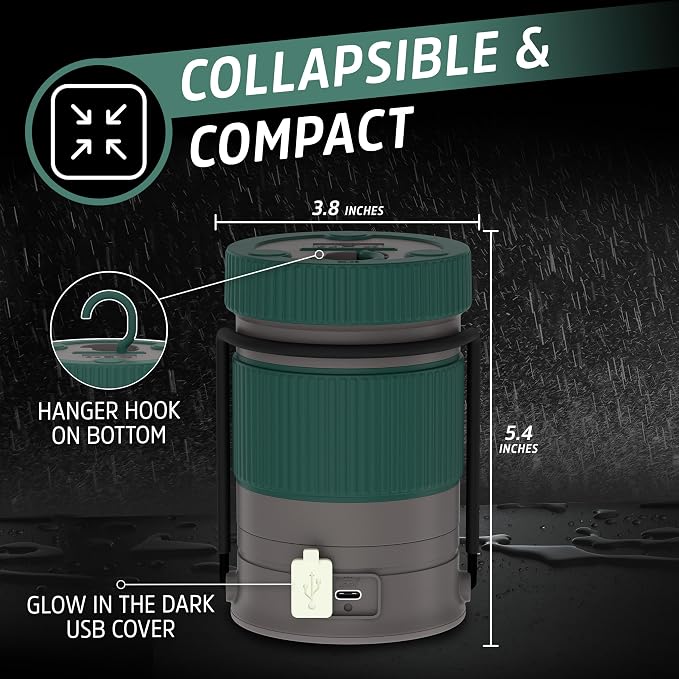 Energizer S-500 Hybrid Power Camping Lantern, Rechargeable, or AA Battery - Image 6