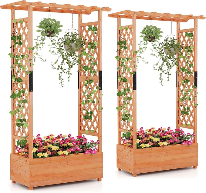 Giantex 2 Pcs Raised Garden Bed by Giantex